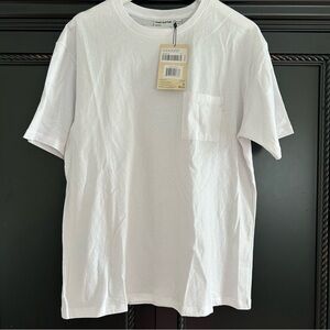 Frank & Oak 100% Organic CottonBasic TShirt White Short Sleeve Tee Men’s Medium